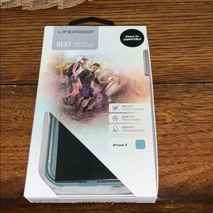 Blue Lifeproof Next Series IPhone X case